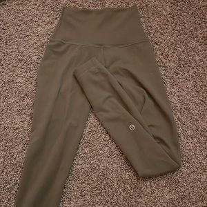 Green Size 0 lululemon leggings